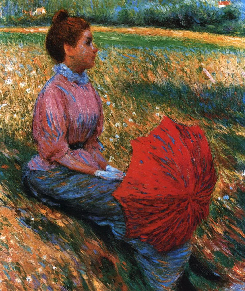 Signora nel prato